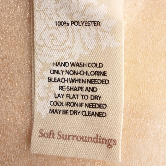 NEW SOFT SURROUNDINGS Red Velvet Montaigne Shirt - Picture 7 of 7